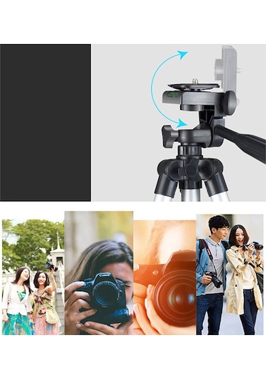 Ally 65Cm Alüminyum Cep Telefonu+Kamera Tripod Stand