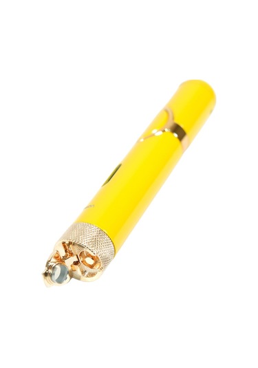 Parmida Tek Torch Pürmüz Delicili Sarı Metal Puro Çakmağı - Tr9520
