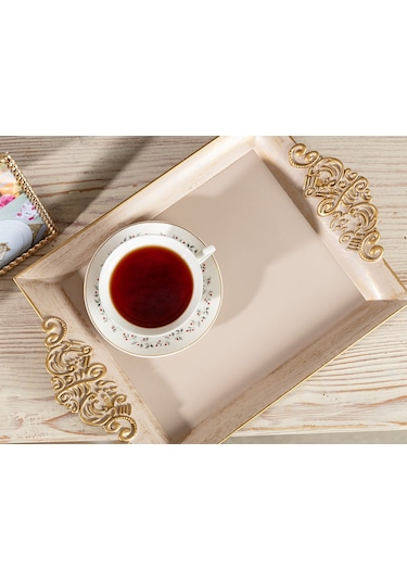 Madame Coco Barroco Tepsi Büyük Barroco39x26x3cm-soft Bej