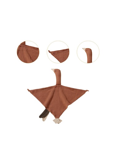 Dolıty Bebek Konfor Battaniyesi Yumuşak Rahat Geziler Kahverengi Kahverengi