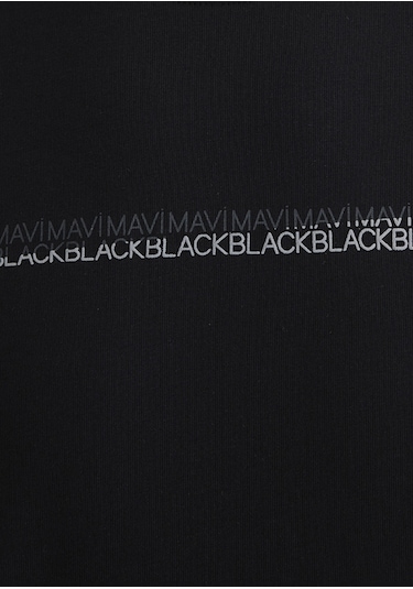 Mavi - Mavi Black Baskılı Siyah Tişört 0612647-900 Siyah