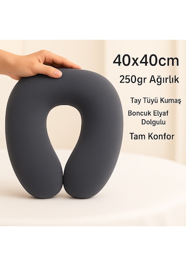 Seyahat Boyun Yastığı Ortopedik Siyah