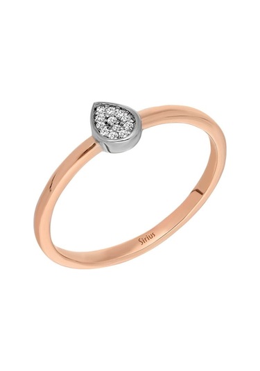 Sirius G Renk Pırlanta Damla Yüzük 0823R0144