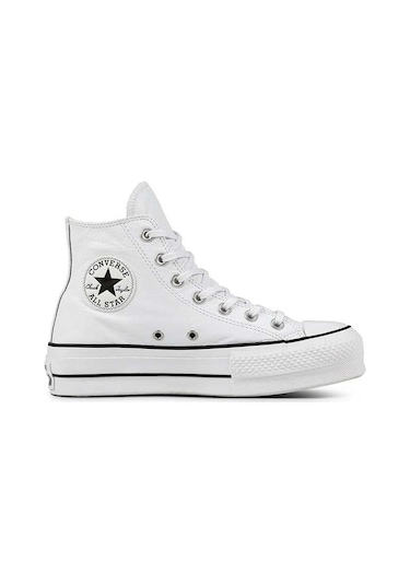 Converse 561676 C Taylor All Star Leather Platform Beyaz Unisex Ayakkabı Beyaz