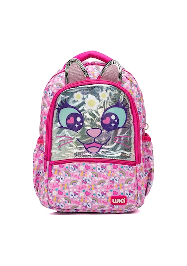 Wia Sweet Cat Kız Çocuk İlkokul Çantası Pembe