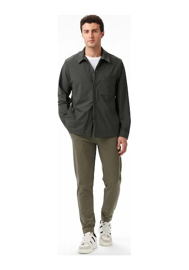 Nautica Erkek Yeşil Classic Fit Eşofman Altı-11591 Yeşil
