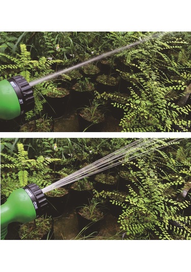 Sones 100ft Bahçe Sulama 3 Kez Teleskopik Boru Sihirli Esnek Bahçe Hortumu Plastik Hortumlu Genişletilebilir Sulama Hortumu Sprey Tabancalı Teleskopik Boru, Rastgele Renk Teslimatı