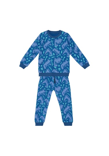 Denokids Dino Park Erkek Çocuk Eşofman Takım Renkli Çok Renkli