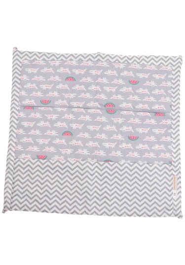 Dolıty Başucu Cep Depolama Kreş Bezi Asılı Çanta Gri-timsah 5 - 6 Numara Çok Renkli