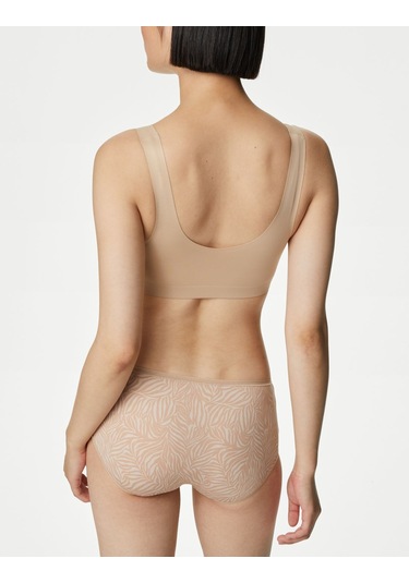 Marks & Spencer 5'li Dikişsiz Short Külot Seti Bej