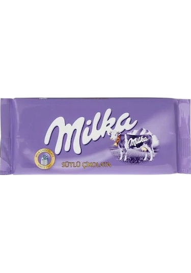 Milka Sütlü Dikdörtgen Çikolata 80 G