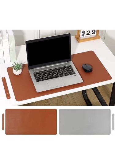 Suntek Genişletilmiş Oyun Mouse Pad'i, Kahverengi-ve-gri