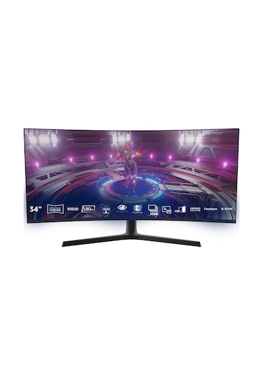 Thull Vision TG-UWQHD34C-180 34" 1 Ms 180 Hz FreeSync GSync UWQHD Oyuncu Monitör