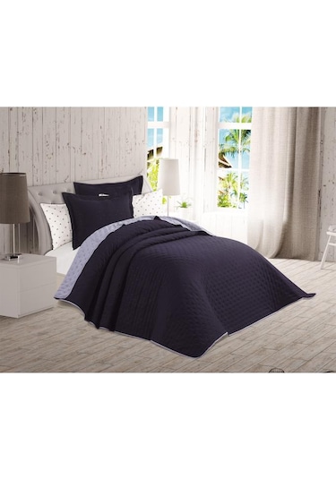 Washed Soft Çift Taraflı 6 Parça Çeyiz Seti Antrasit Antrasit