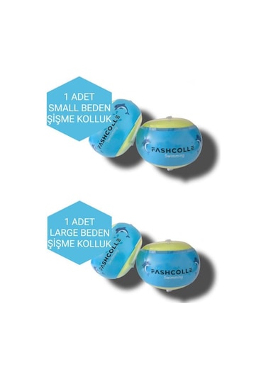 Fashcolle Small Beden Şişme Deniz Kolluğu 2'li Karma Set