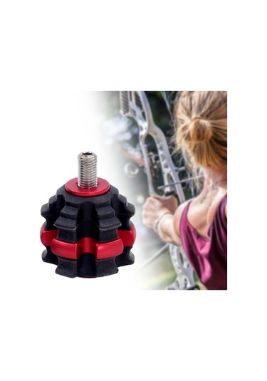 Pazly Suntek Yay Stabilizatörü Kolay Kurulum Okçuluk Şok Emici Kırmızı