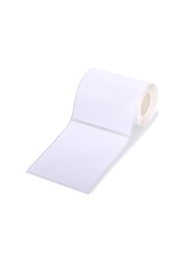 Dofolink Dp30 Serisi İçin Termal Etiket Kağıdı - Düz Dikdörtgen 70mmx80mm 95 Adet/rulman Beyaz Hidrosol Yapışkan 1 Rulo