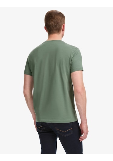 Pierre Cardin Erkek Haki Tişört Basic 50325307-vr027