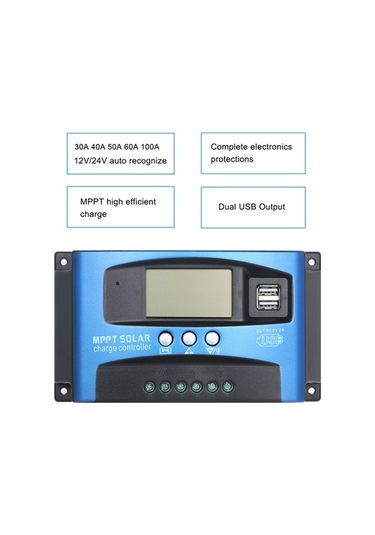 Tongxida 12v/24v Otomatik Uyumlu 50a Mppt Güneş Enerji Kontrolörü - Akü Şarj Cihazı