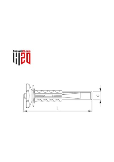 İzeltaş Düz Keski Kalkan İzoleli 250MM - 5500231250