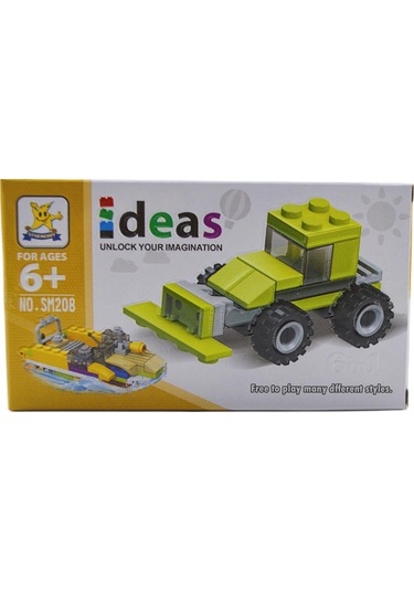 Kızılkaya Ideas Arabalar 2in1 23 Parça Sm208b-04