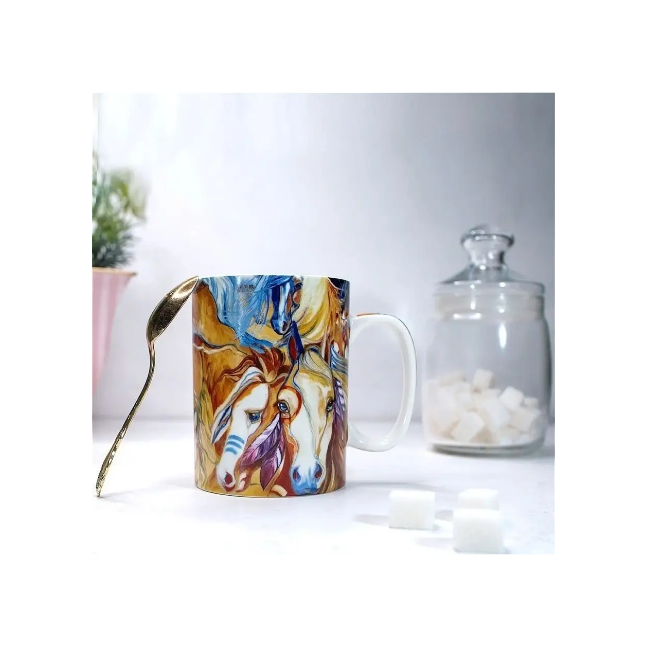 Gift'n'home Büyük Hediyelik Çay Ve Kahve Kupası 700 Ml 2318246 Kırmızı