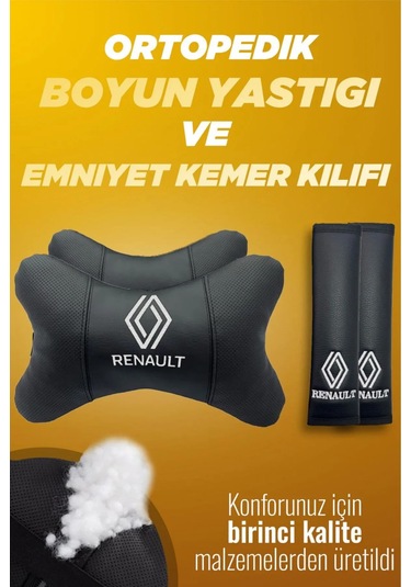 Renault Yeni Logo Yastık Kemer Set 2 Adet
