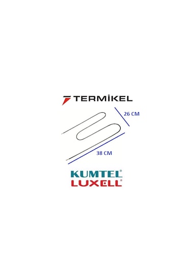Kumtel - Luxell - Termikel Uyumlu M Tipi Fırın Rezistansı 700w