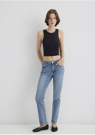 Mavi - Halter Yaka Siyah Poliamid Atlet 1613499-900 Siyah