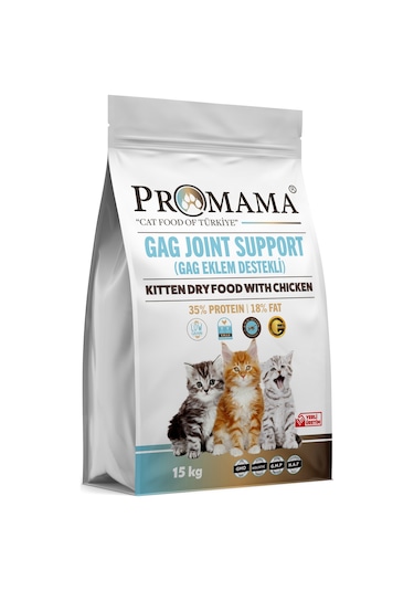 Promama Tavuklu Eklem Destekli Yavru Kedi Maması 15 KG