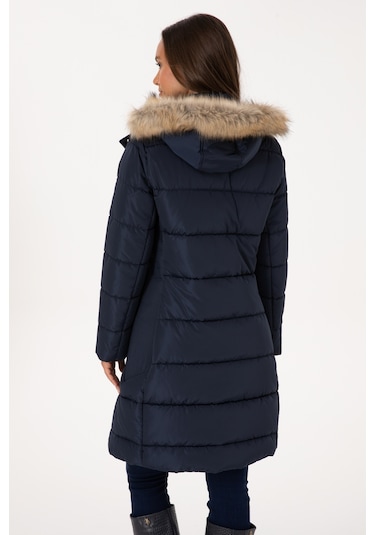 U.s. Polo Assn. Kadın Lacivert Kaban 50308001-vr033 Lacivert