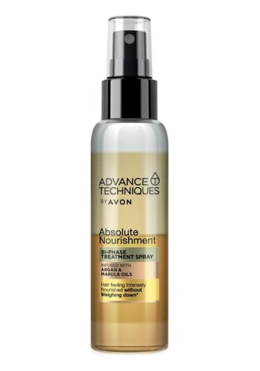 Avon Advance Techniques Argan ve Marula Yağı İçeren Çift Fazlı Saç Spreyi 100 ML