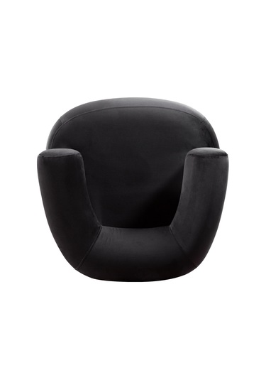 Miss Worble Fox Pofuduk Berjer Tekli Koltuk Siyah