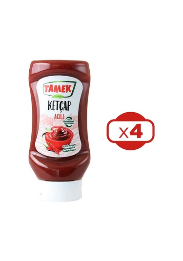 Tamek Ketçap Acılı 4 x 355 G