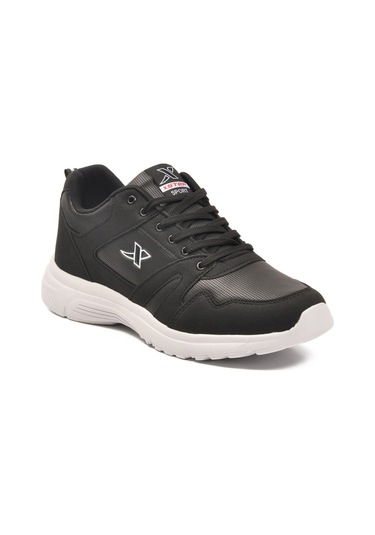 Siyah Beyaz Büyük Numara Bağcıklı Erkek Spor Ayakkabı Xstep 020-cilt M Siyah - Beyaz