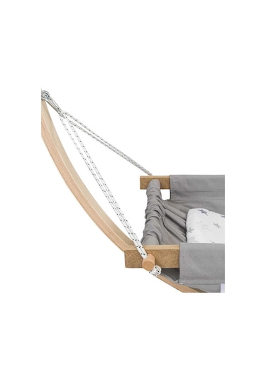 Holmen Fethiye Cibinlikli Ahşap Hamak Gri