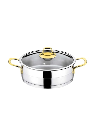 Evimsaray Luna 6 Parça Omlet Set Gold