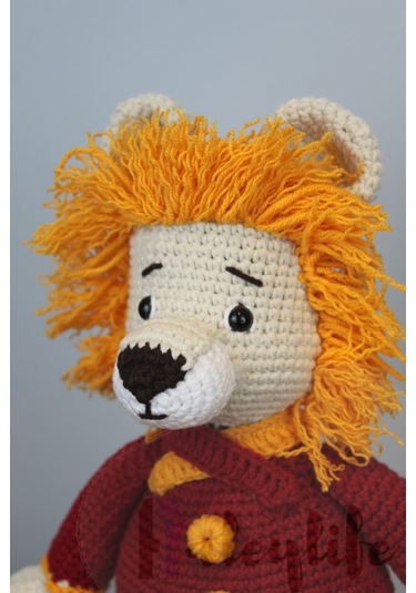 Aleylife Amigurumi Taraftar Bebek Sarı Kırmızı