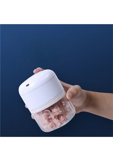 Ulzyvf Mini Elektrikli Karıştırıcılar Küçük Mutfak Asistanı Beyaz Beyaz