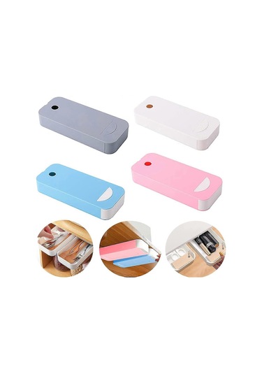 Ganzhoushop 4'lü Paket Masa Altı Çekmece Düzenleyici, Ofis Ve Masa İçin Kendinden Yapışkanlı Kalemlik Çekmecesi