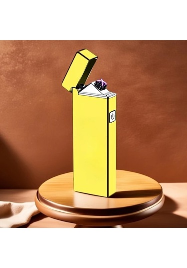 Willowhaven Usb-c Rüzgar Geçirmez Elektrikli Çakmak Altın Led Ekranlı Kamp Altın