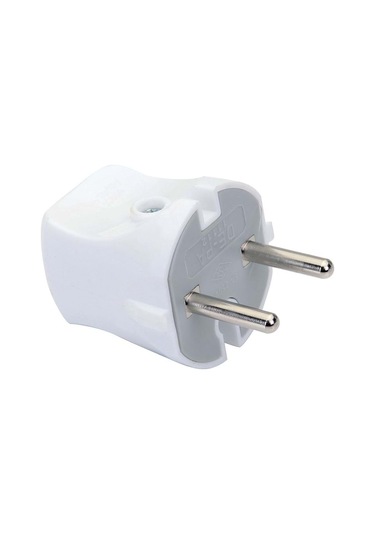 Depa Mimoza Erkek Fiş - Beyaz - 220 Volt - 11112