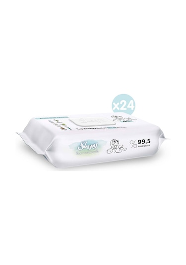 Sleepy Bio Natural Yenidoğan Islak Bebek Bakım Havlusu 24 x 40'lı 960 Yaprak