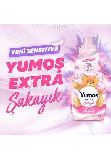 Yumoş Orkide + Lilyum + Şakayık Çamaşır Yumuşatıcısı 3 x 1440 ML