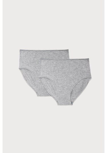 Malabadi Kadın Lacivert Gri Bordo 6 Lı Paket Modal Yüksek Bel Slip Külot 1955 Lacivert Gri Bordo