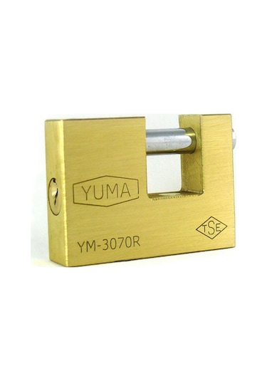 Yuma Kayar Milli Pirinç Asma Kilit 70 MM.