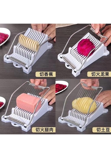 Createtech Paslanmaz Çelik Yumurta Dilimleyici - 10 Dilim - 1/3 İnç 1 Parça