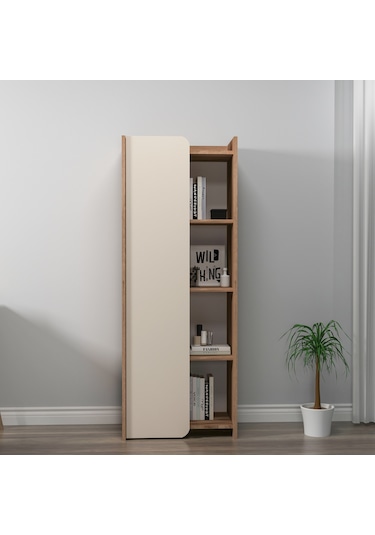 Arnetti Suave Kapaklı Kitaplık Lidya Bej