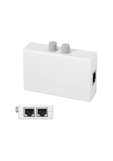 Cbtx UTP STP 2 Portlu RJ45 LAN Ağ Anahtarı Harici Ağ Switcher Box