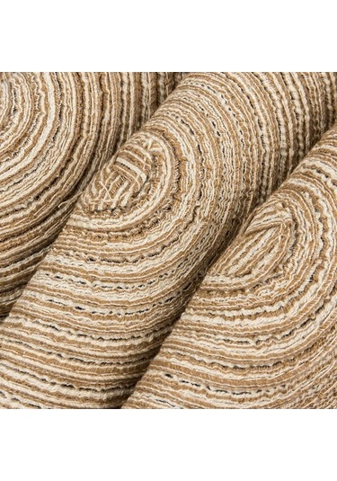 Ulzyvf Yuvarlak Örgü Masa Altlığı - 6'lı Paket, 15 İnç, Isı Yalıtımı Açık Kahverengi Açık Kahverengi